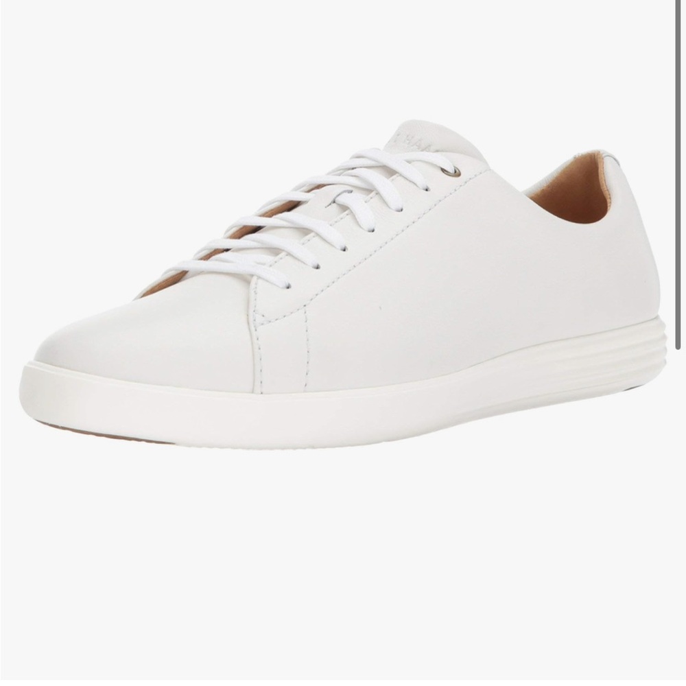 Cole Haan White Leather Men's Sneakers